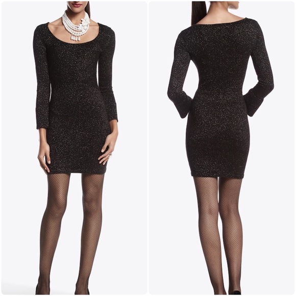 glitter sweater dress